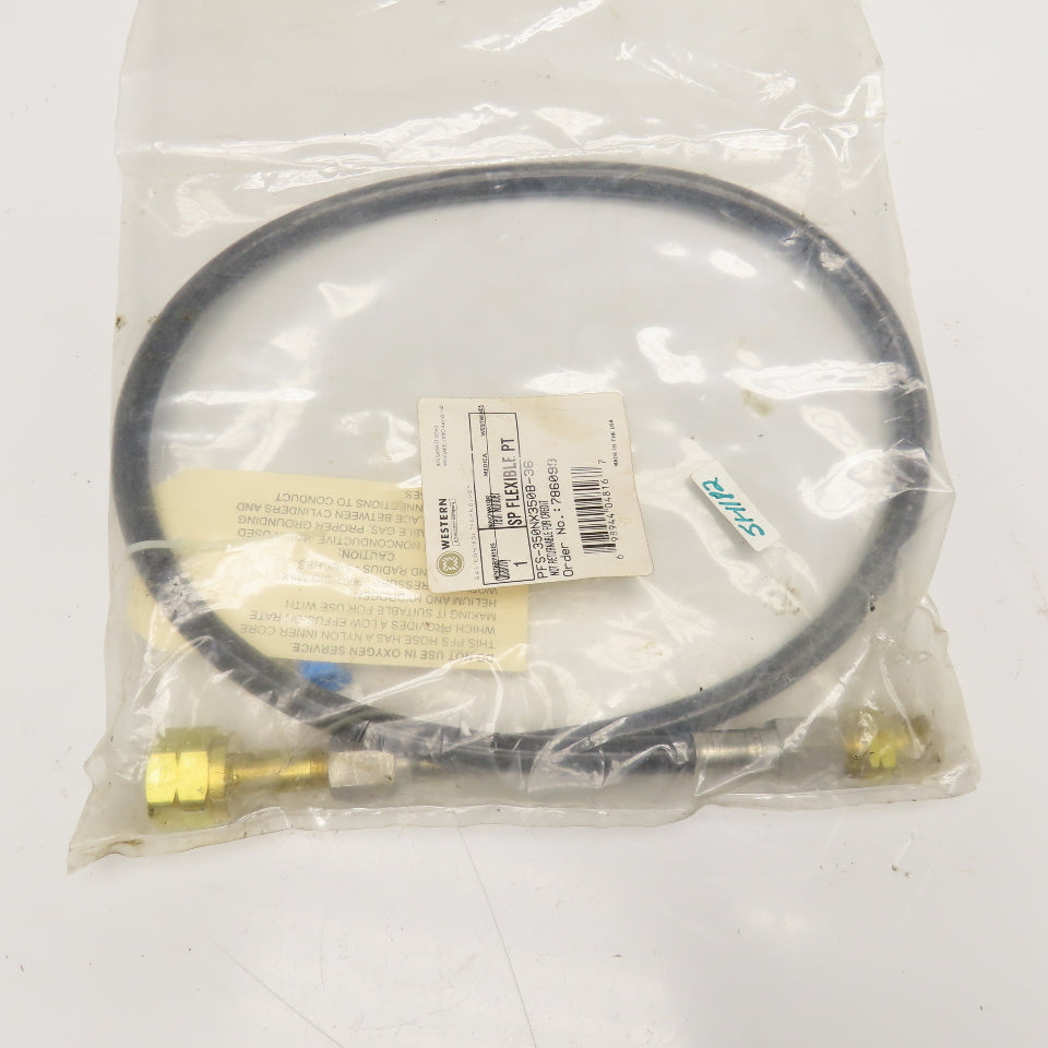 Western 350NX350B-36 LP Gas Hose Bib x 3/8" NPT Left Hand Thread 36" OAL