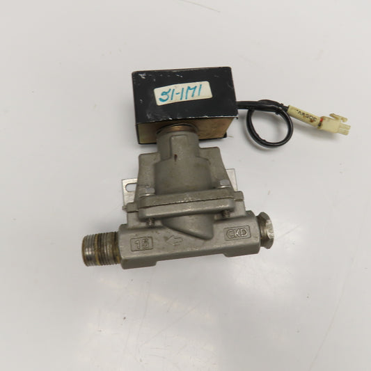 CKD AP11-15A Rc1/2" Solenoid Valve 0.05-0.6MPa WOG 24VDC Coil