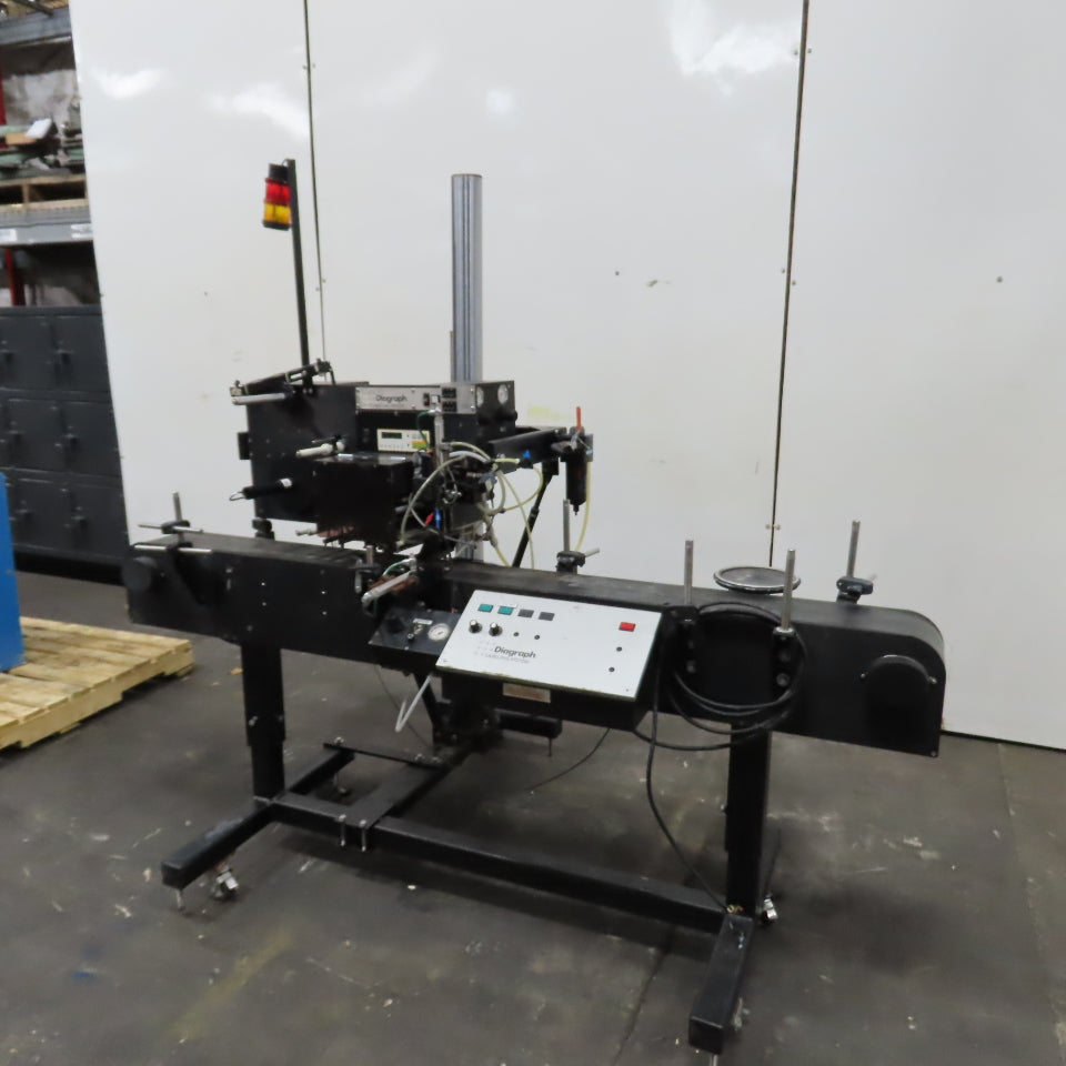 Diagraph PA-150-T Labeling System PA-150-T w/ Sato M-8400S Printer Parts/Repair