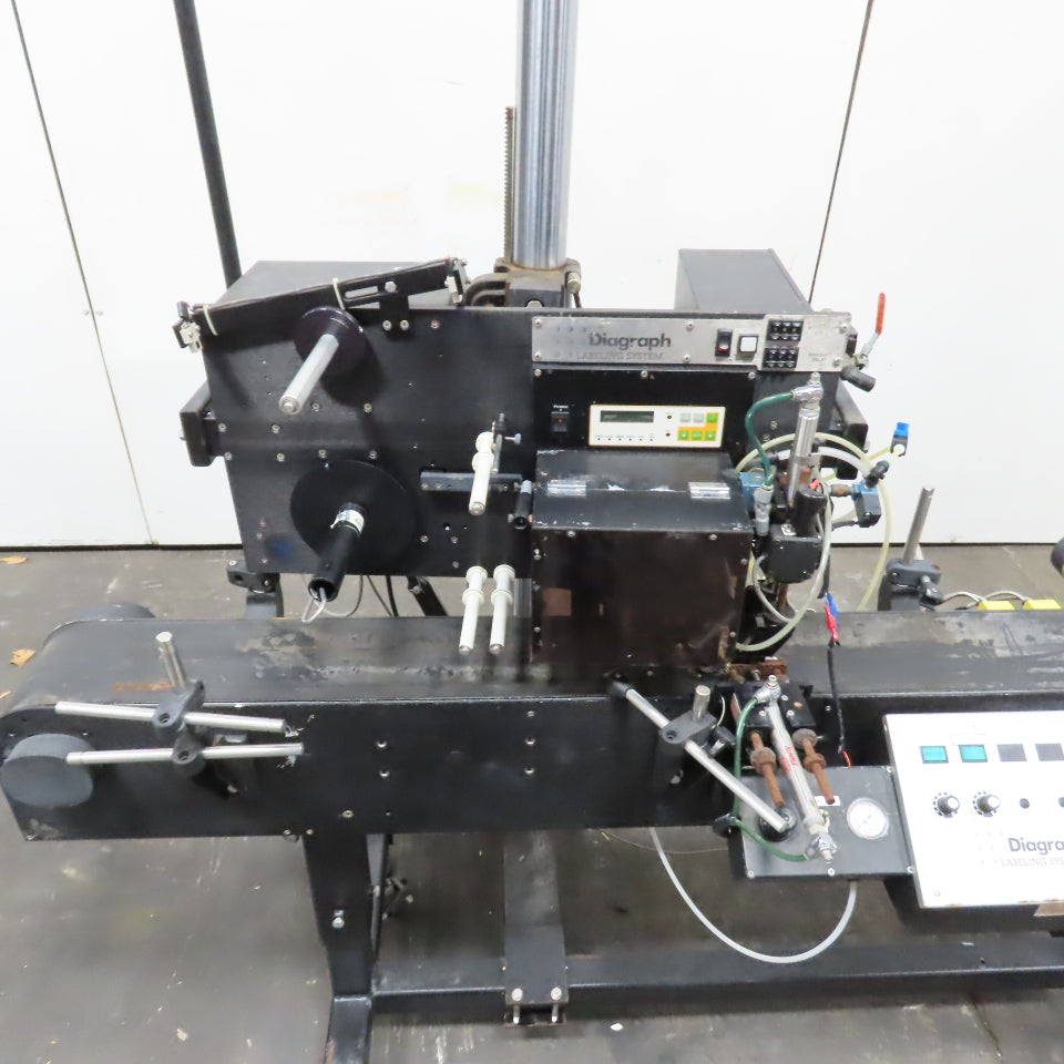 Diagraph PA-150-T Labeling System PA-150-T w/ Sato M-8400S Printer Parts/Repair