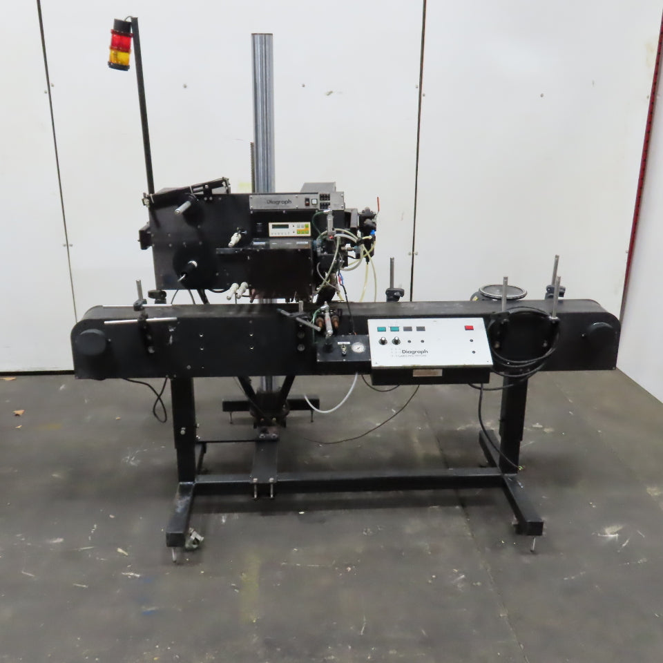 Diagraph PA-150-T Labeling System PA-150-T w/ Sato M-8400S Printer Parts/Repair