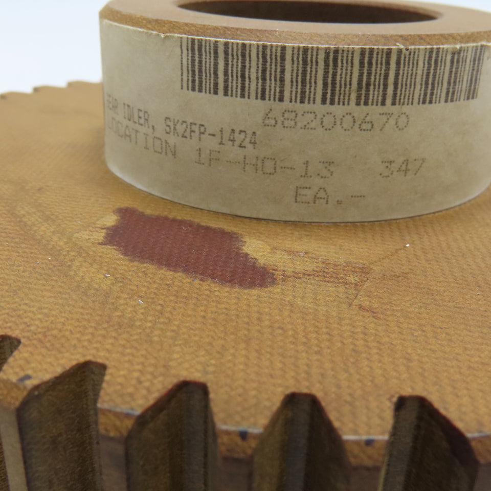 6-1/4" OD x 1-3/4" Smooth Bore Phenolic Idler Spur Gear 48 Tooth