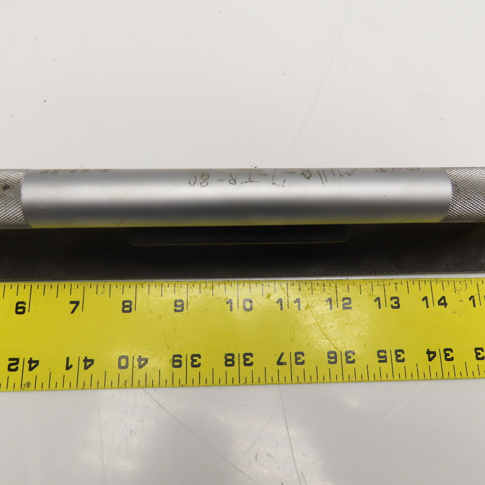 Starrett 98-18 18" Machinist Bench Plumb Level 4 Vial V-Groove & Steel Case