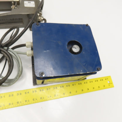 Eriez 6C UN-115-2A-HW 12" x 1-1/2" Vibratory Feeder W/ Controller 115V