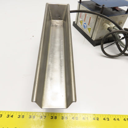 Eriez 6C UN-115-2A-HW 12" x 1-1/2" Vibratory Feeder W/ Controller 115V
