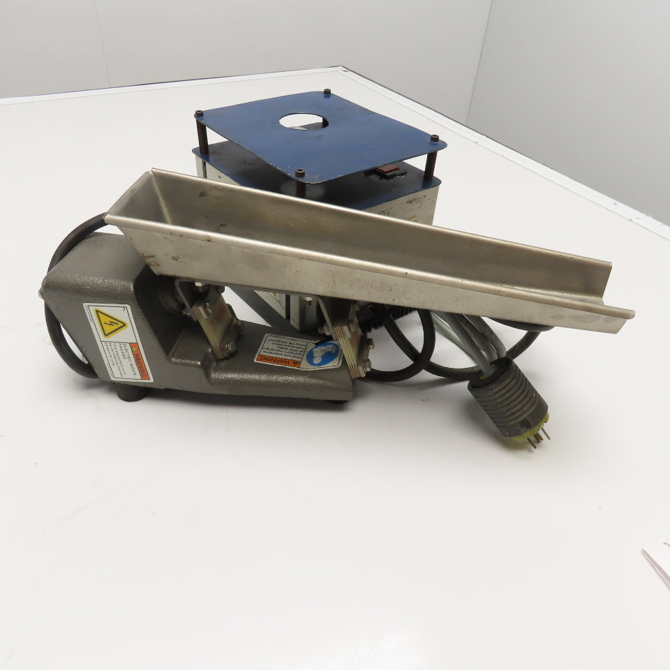Eriez 6C UN-115-2A-HW 12" x 1-1/2" Vibratory Feeder W/ Controller 115V