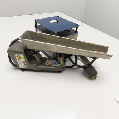 Eriez 6C UN-115-2A-HW 12" x 1-1/2" Vibratory Feeder W/ Controller 115V