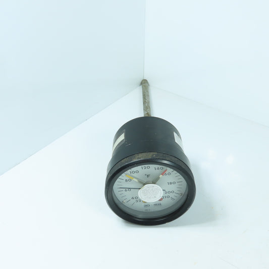 3D Instruments 1222-4-106A Contact Thermometer 32-210° F Gearless Direct Drive