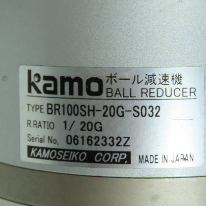 Mitsubishi HC-KFS23K BR100SH-20G-S032 AC Servo Motor W/Kamo 20:1 Ball Reducer