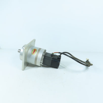 Mitsubishi HC-KFS23K BR100SH-20G-S032 AC Servo Motor W/Kamo 20:1 Ball Reducer