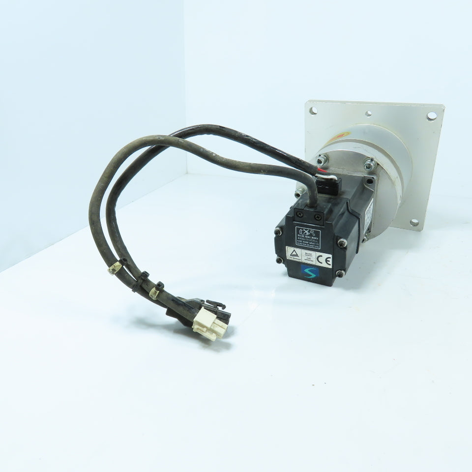 Mitsubishi HC-KFS23K BR100SH-20G-S032 AC Servo Motor W/Kamo 20:1 Ball Reducer