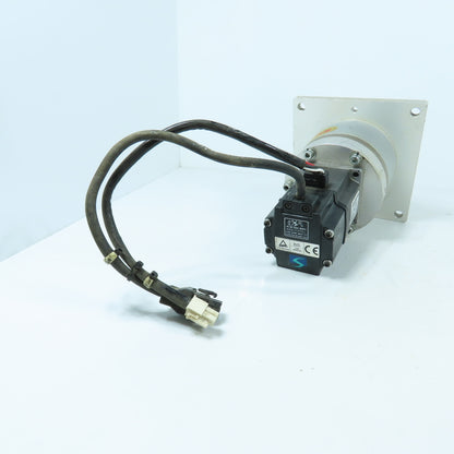 Mitsubishi HC-KFS23K BR100SH-20G-S032 AC Servo Motor W/Kamo 20:1 Ball Reducer