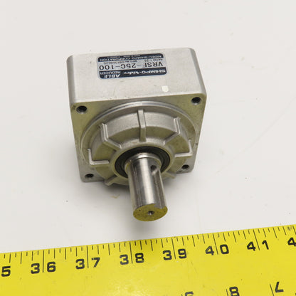 Shimpo-Nidec VRSF-25C-100 25:1 Ratio Gear Head 72mm Flange 19mm Shaft