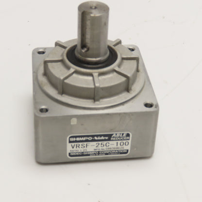 Shimpo-Nidec VRSF-25C-100 25:1 Ratio Gear Head 72mm Flange 19mm Shaft