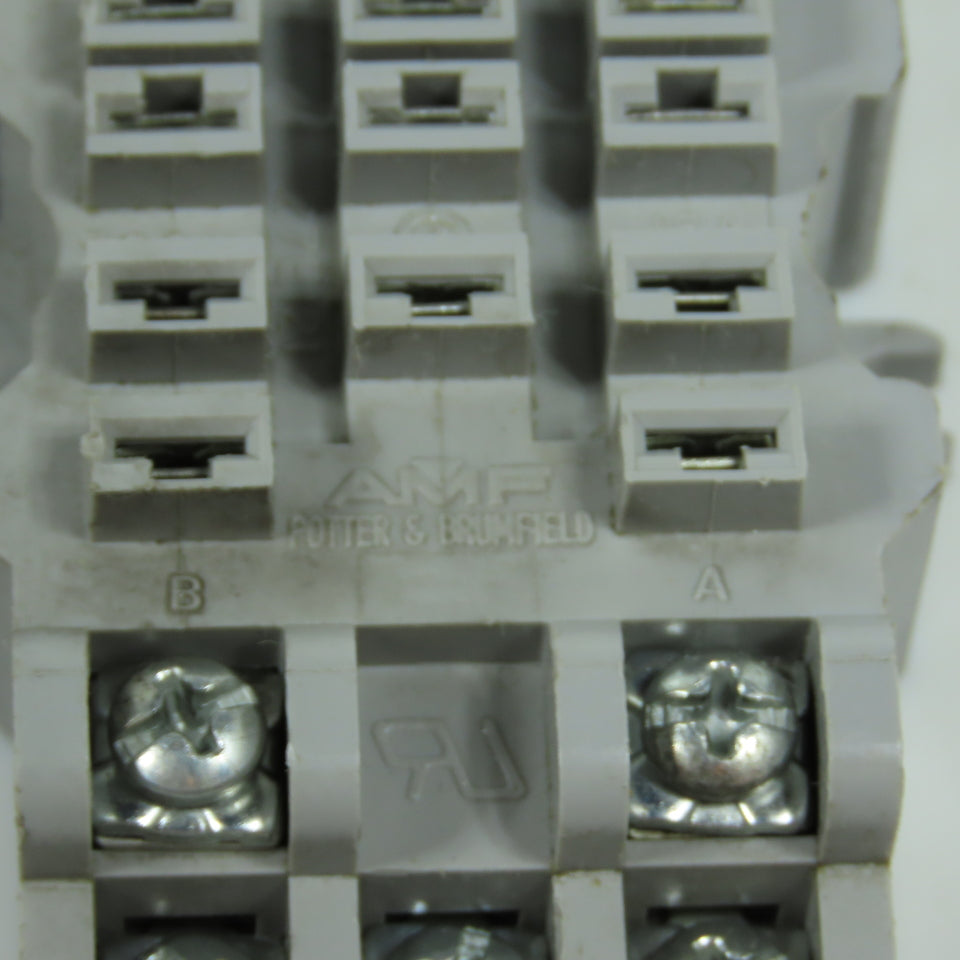 Potter & Brumfield 27E121 Relay Sockets 11-Pin 300V 15A Lot of 15