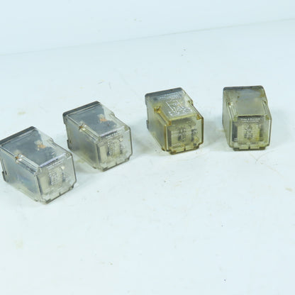 Potter & Brumfield KRPA-11DN-24 24VDC DPDT 10A Plug-In Relay Lot of 4