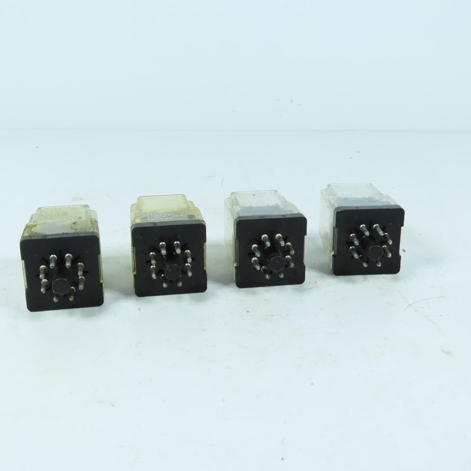 Potter & Brumfield KRPA-11DN-24 24VDC DPDT 10A Plug-In Relay Lot of 4