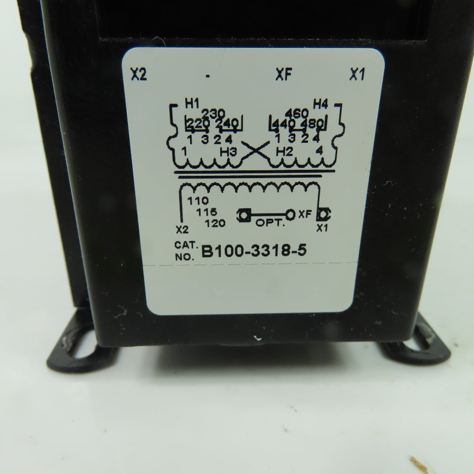 ImperviTran B100-3318-5 100VA Transformer 230/460V Pri 100/115/120V Sec