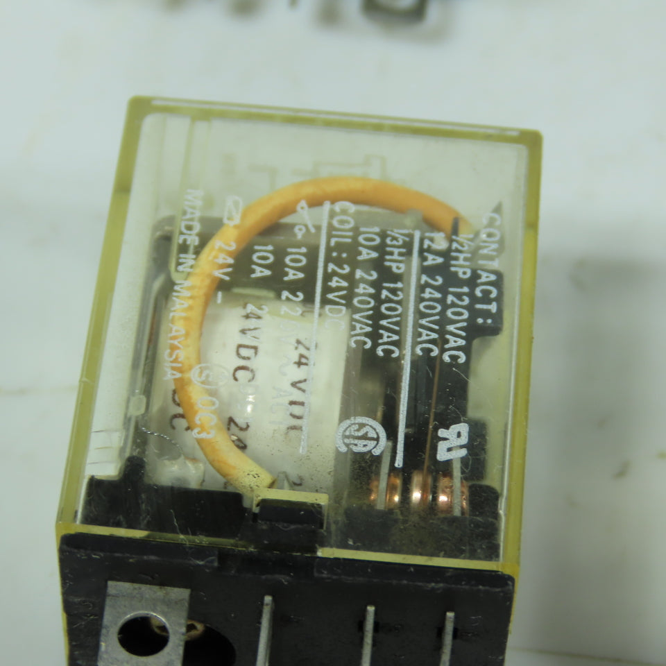 Omron LY2 4VDC General Purpose Relay 12A 1/2HP 8 Pin Lot Of 18