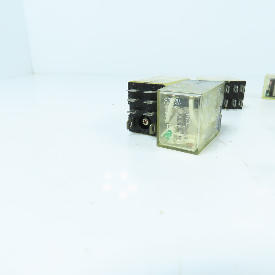 Omron Ly2N-D2 24VDC Relay Lot Of 21