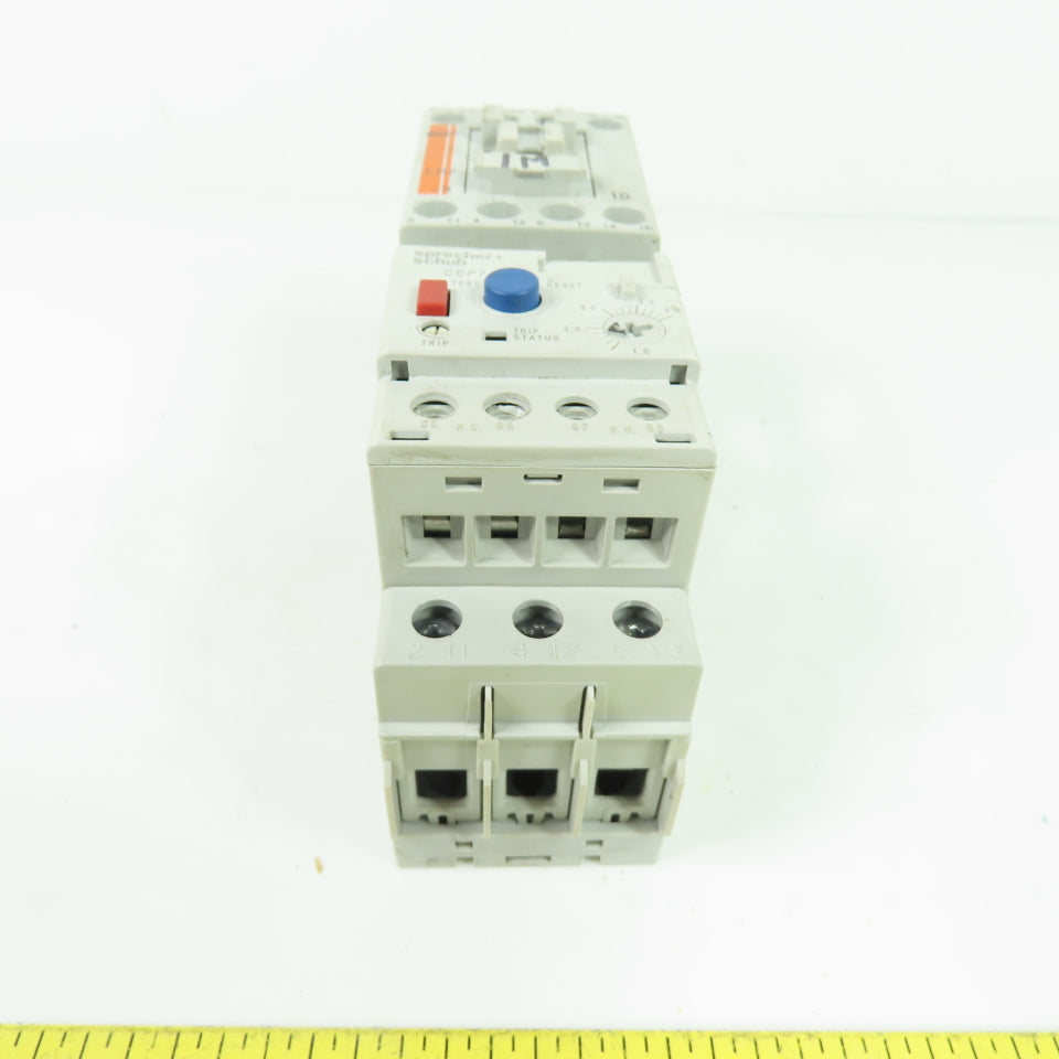 Sprecher Schuh CA7-9-10 Contactor 600V 120V Coil W/ CEP7-ED1CB Overload Relay