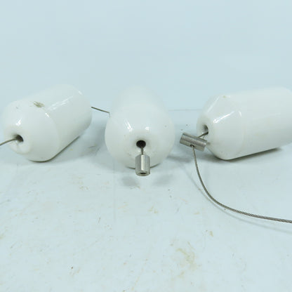 Magnetrol XA10-1G2A-ANM Porcelain Displacer Set W/Cable for Level Switch Lot/3