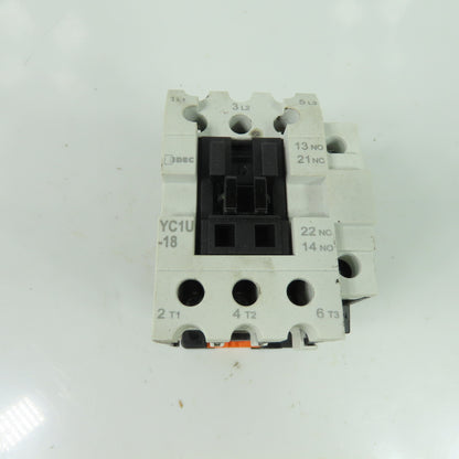 Idec YC1U-18 Contactor 600VAC 35A 120V Coil