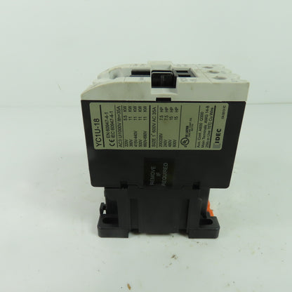 Idec YC1U-18 Contactor 600VAC 35A 120V Coil
