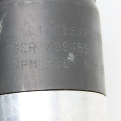 Rotor Tool M101ACYSXPTTS50 Pneumatic Inline Nutrunner 360RPM 1/2" Drive 4" Reach