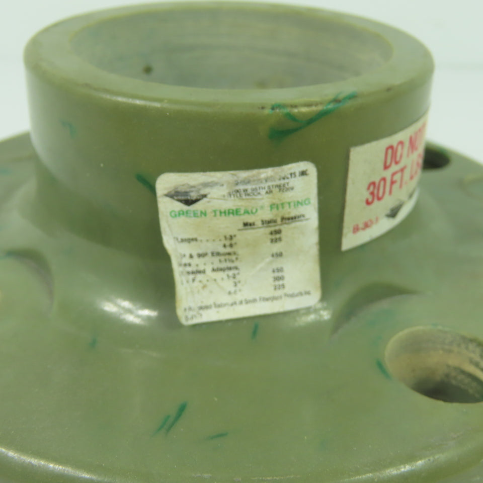Smith Fiberglass 2" Tapered Socket Flange 4-Bolt 6" OD