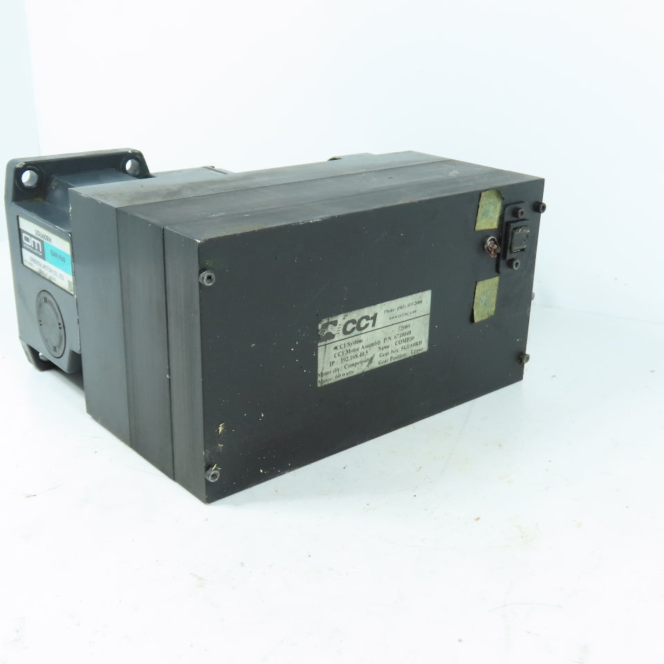 Oriental Motor 5GU60RH 5RK60GU-AWT 60W Reversible Gear Motor 60:1 Ratio 115V 1Ph