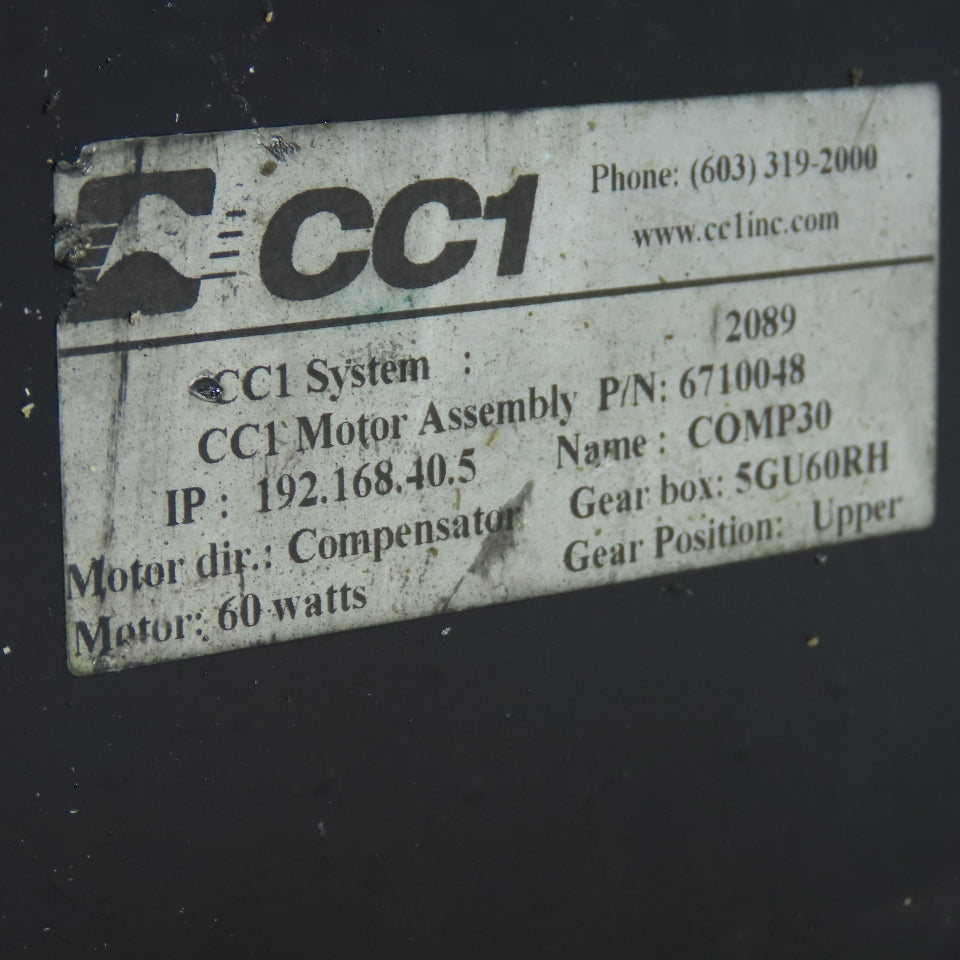 Oriental Motor 5GU60RH 5RK60GU-AWT 60W Reversible Gear Motor 60:1 Ratio 115V 1Ph
