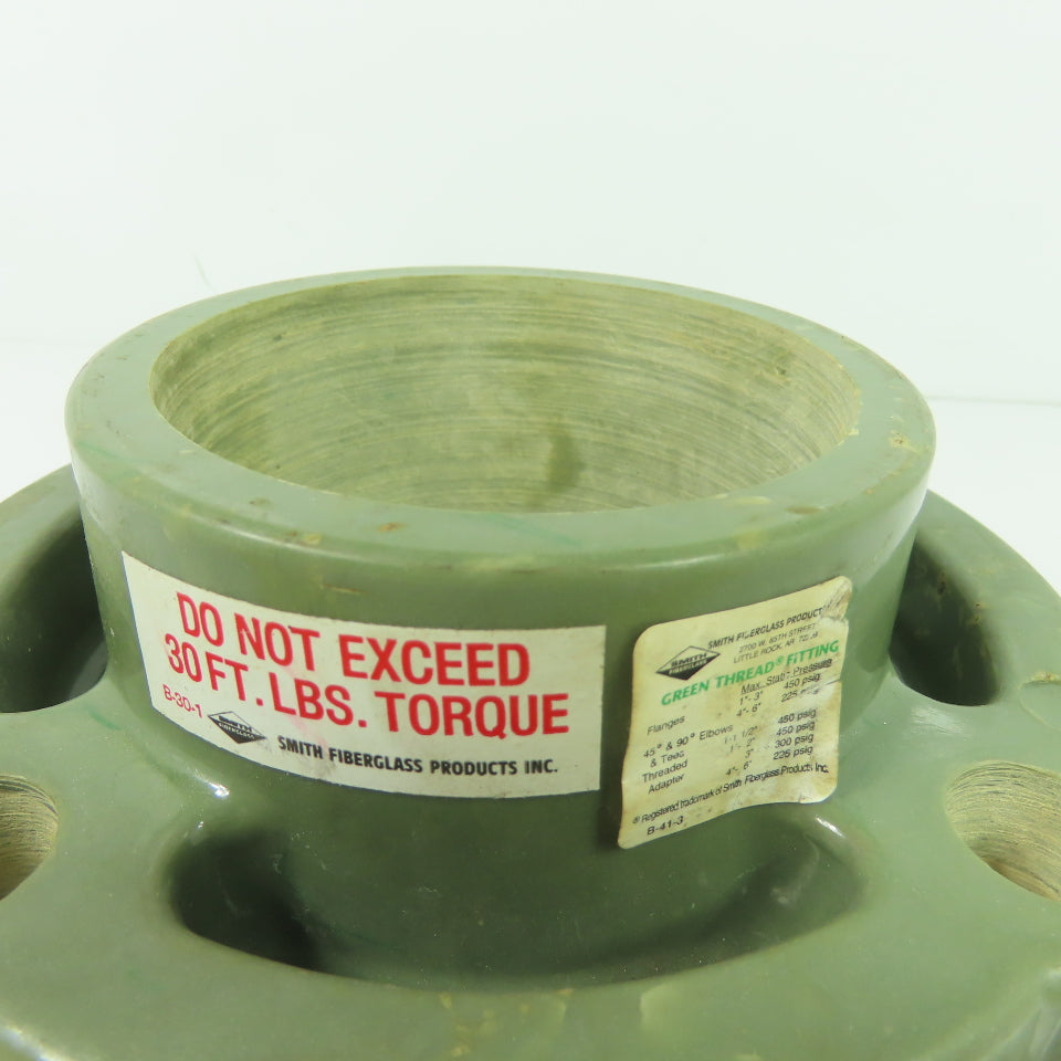 Smith Fiberglass 3" Tapered Socket Flange 4-Bolt 7-1/2" OD