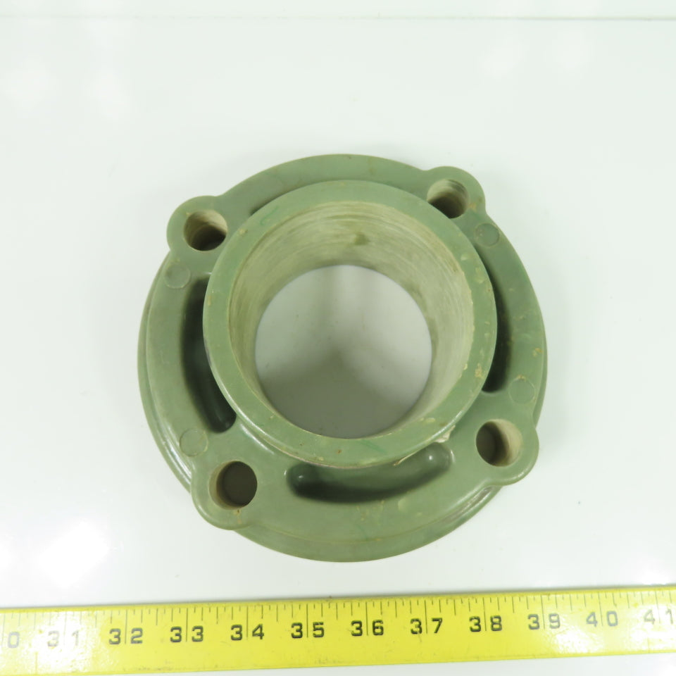 Smith Fiberglass 3" Tapered Socket Flange 4-Bolt 7-1/2" OD