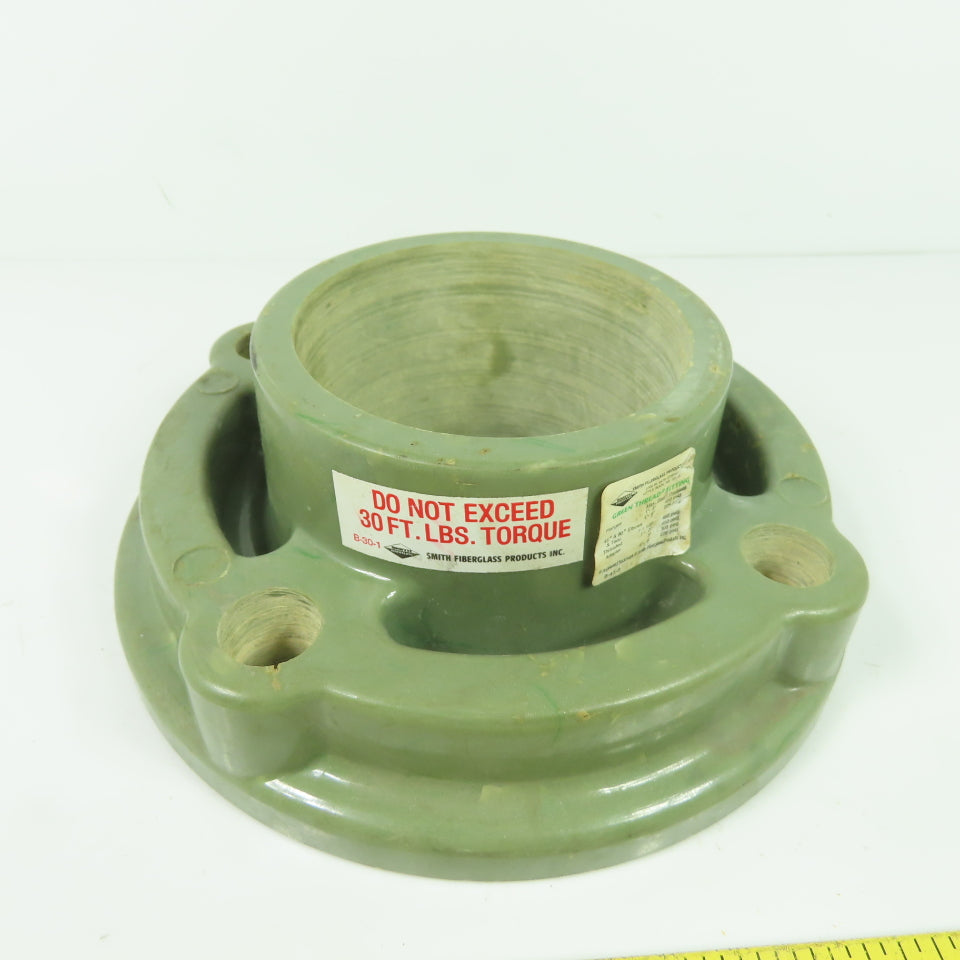 Smith Fiberglass 3" Tapered Socket Flange 4-Bolt 7-1/2" OD