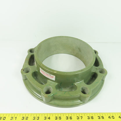 Smith Fiberglass 6" Tapered Socket Flange 4-Bolt 11" OD