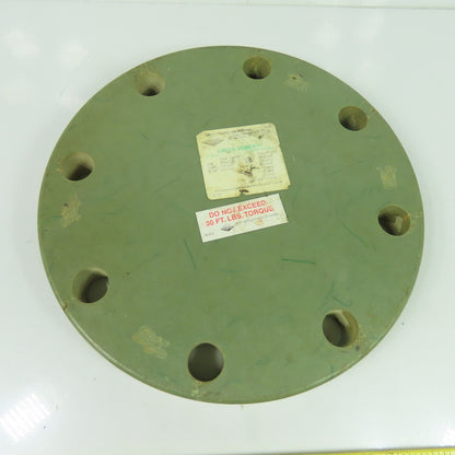 Smith Fiberglass 9" OD Blind Flange 1" Thick