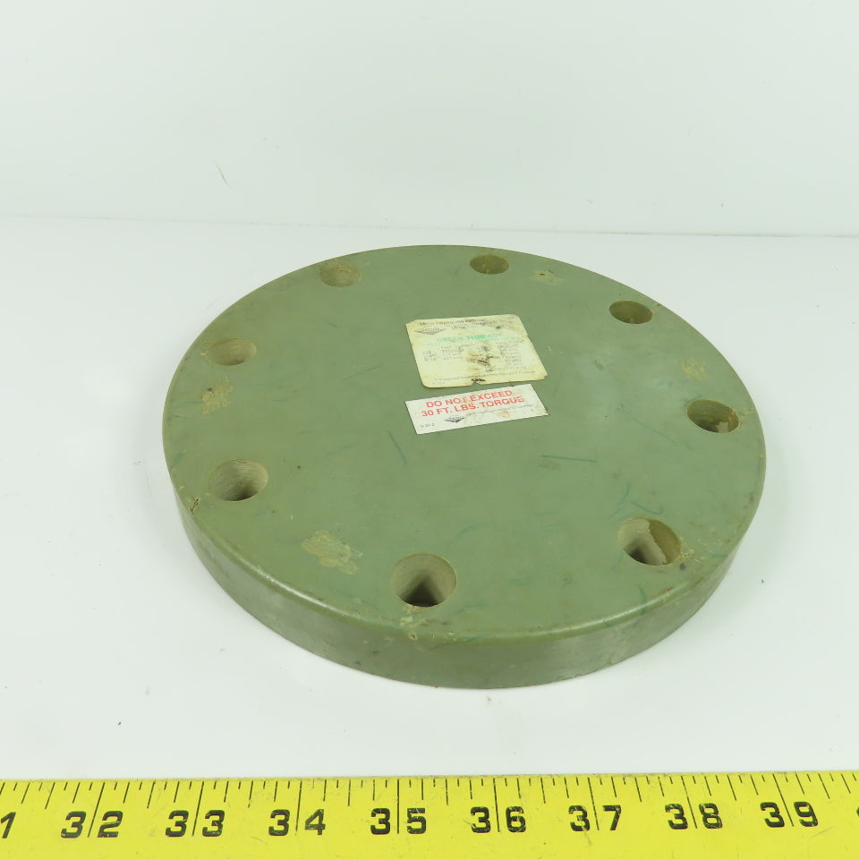 Smith Fiberglass 9" OD Blind Flange 1" Thick