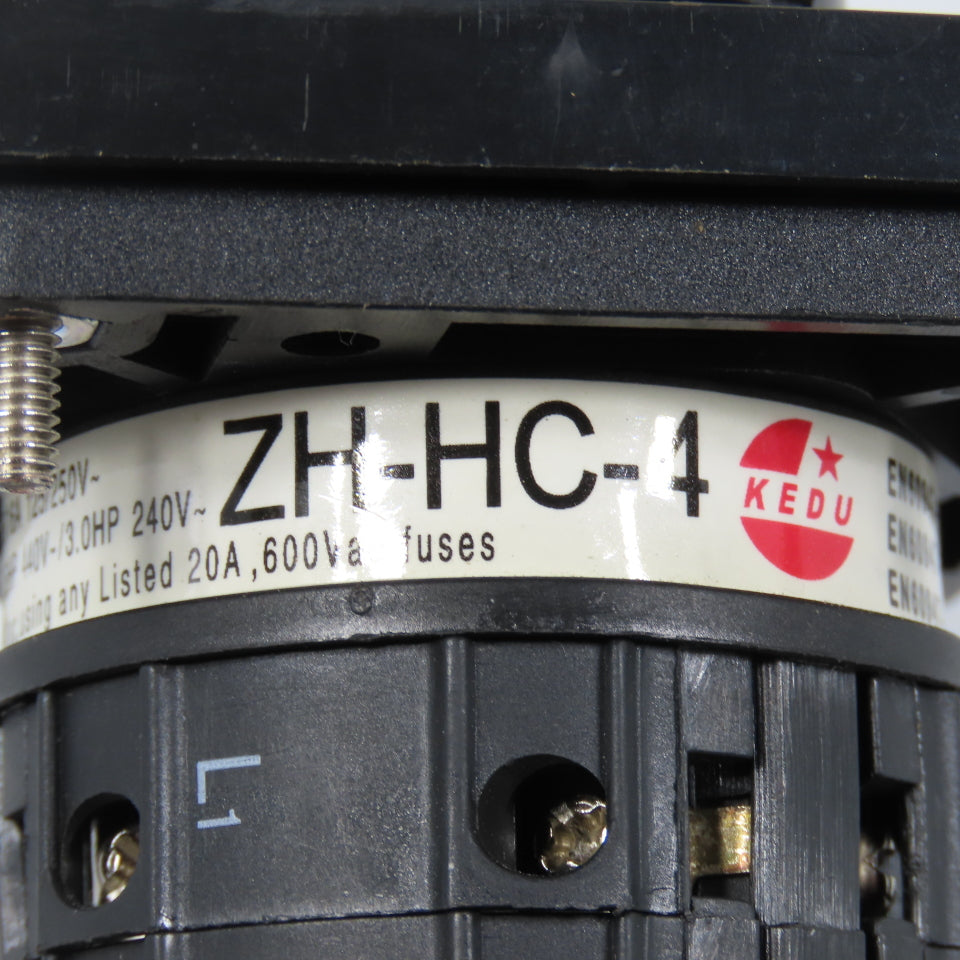Kedu ZH-HC-4 3-Position Rotary Switch 25/16A 440V