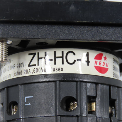 Kedu ZH-HC-4 3-Position Rotary Switch 25/16A 440V
