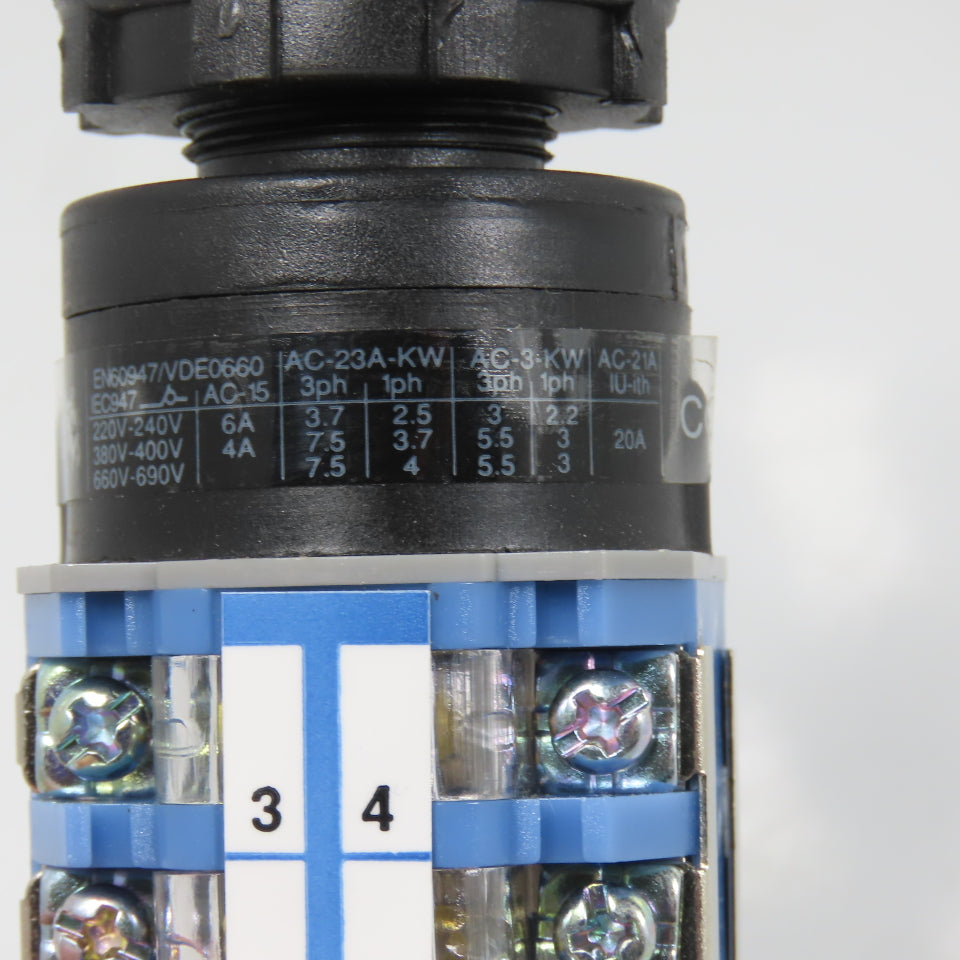 Co-Matic J120006 6-Position Rotary Switch For AF34 Power Feeder 415V & 240V