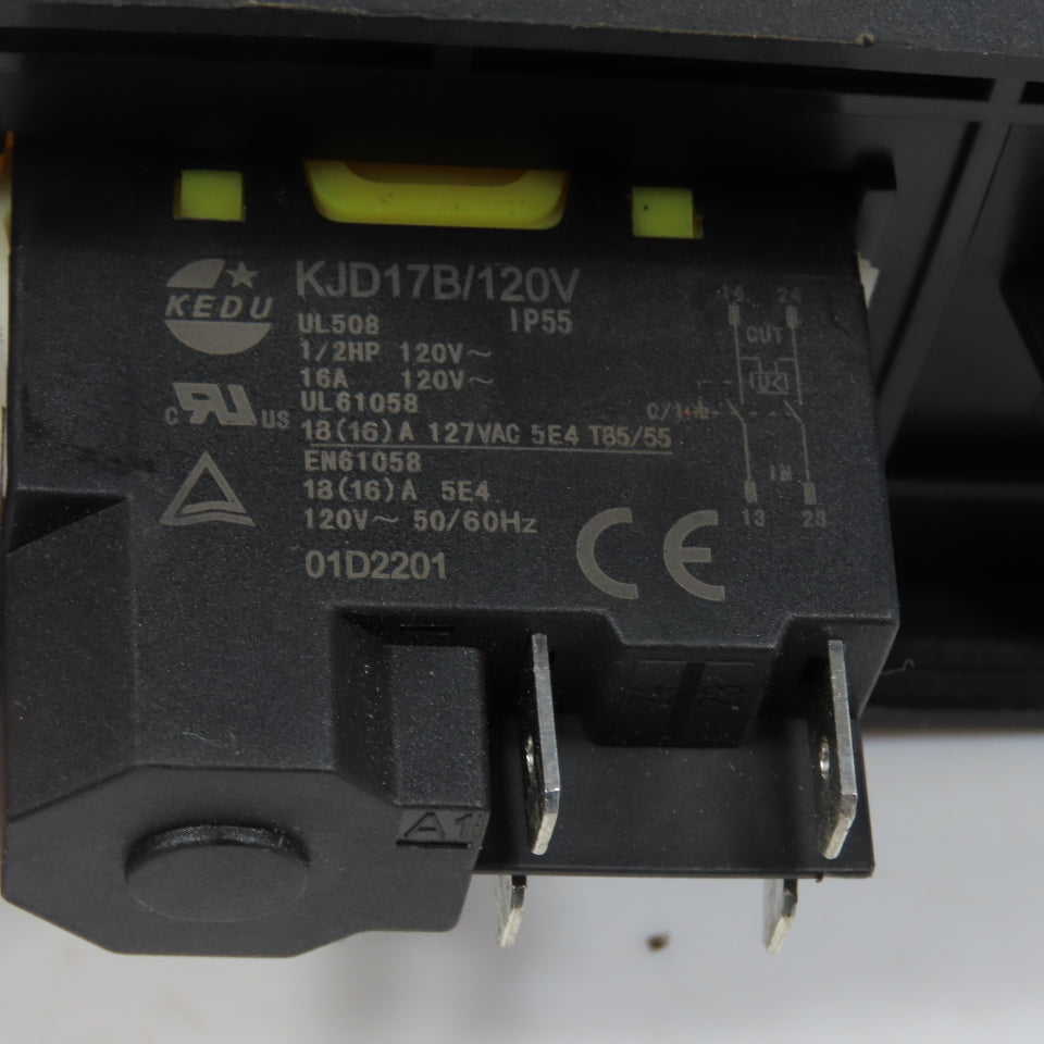 Kedu KJD17B/120V 16A 120V Table Saw Start / Stop Electromagnetic Switch