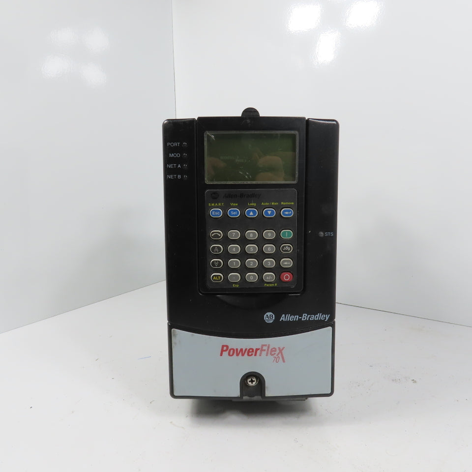 Allen Bradley 20AD3P4A0AYNNNNN Ser A PowerFlex 70 AC Drive 2HP 3PH 460V W/Keypad