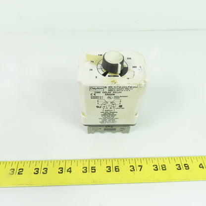 Dayton 5X830N Time Delay Relay 120VAC 30VDC 10A 2-300Sec