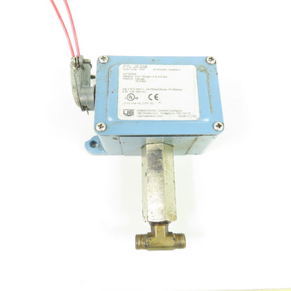 UE United Electric J6-266 Pressure Switch 15A 480VAC 0-100PSI Range 150PSI Proof