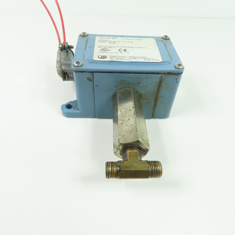 UE United Electric J6-266 Pressure Switch 15A 480VAC 0-100PSI Range 150PSI Proof