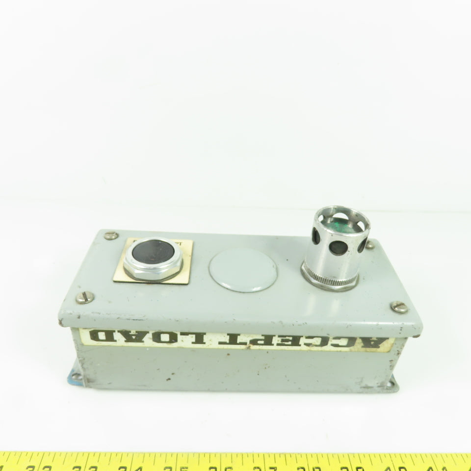 2-Pushbutton 3-Station Enclosure 8" x 2" x 2"