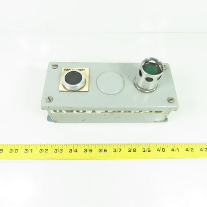 2-Pushbutton 3-Station Enclosure 8" x 2" x 2"