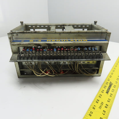 General Electric 36X972623G1 S-4 Regulator 4-Slot Rack Chassis