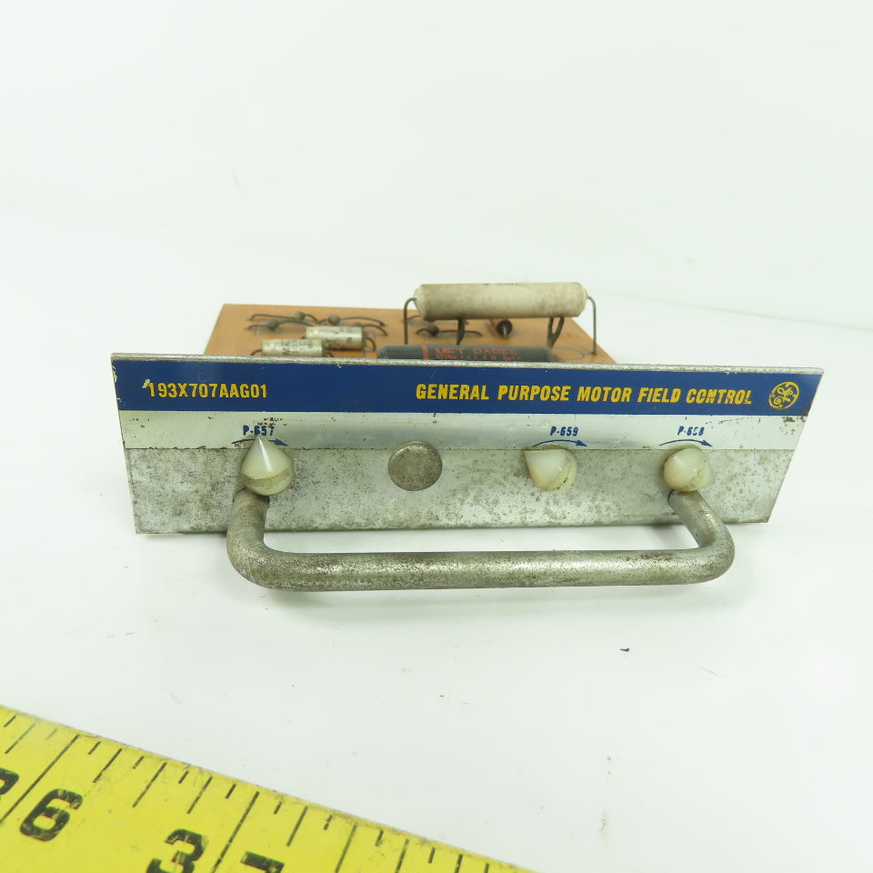 General Electric 193X707AAG01 General Purpose Motor Field Control Board Card
